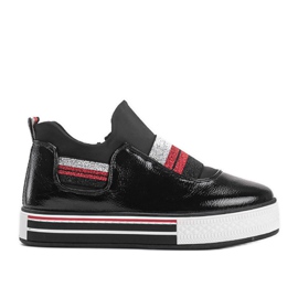 Sneakers laccate nere di Kaitlynn nero