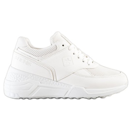 SHELOVET Scarpe da ginnastica bianche casual bianco