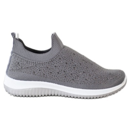 Renda Sneakers senza lacci per la primavera grigio