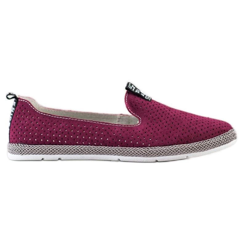 Filippo Pantofole casual in pelle rosso