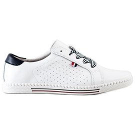 Filippo Sneakers in pelle alla moda bianca