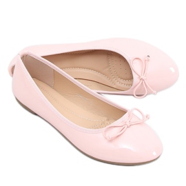 Ballerine laccate rosa 1JB-18181 Rosa