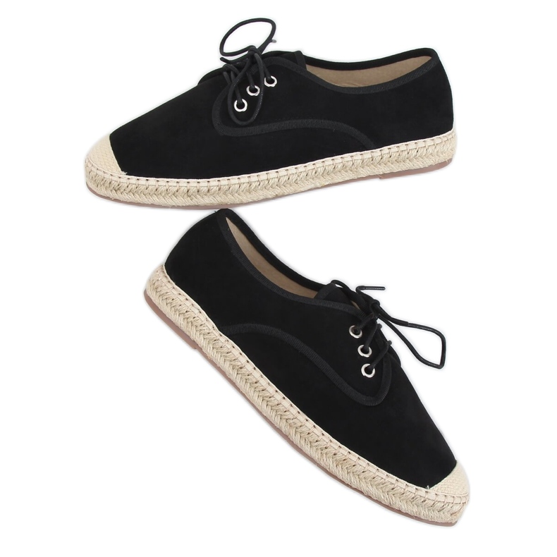 Espadrillas da donna nere 77-196 Black nero