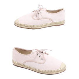 Espadrillas da donna beige 77-196 Nude