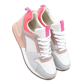 Scarpe sportive multicolori B0-671 Bianco multicolore