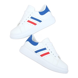 Sneakers da donna bianche VL139P Blu bianca