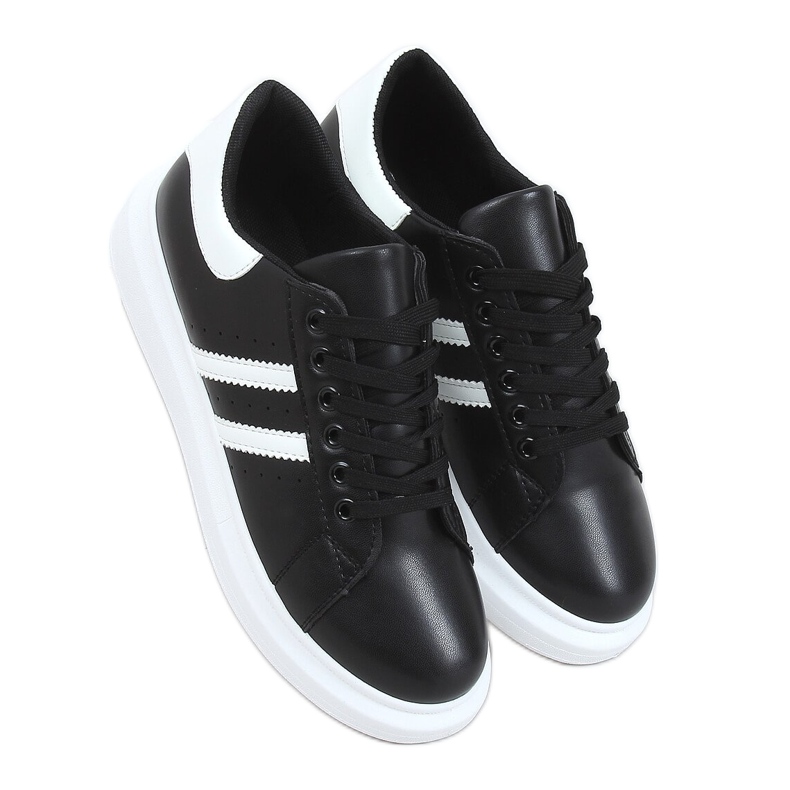 Sneakers nere da donna VL139P NERO/BIANCO bianca
