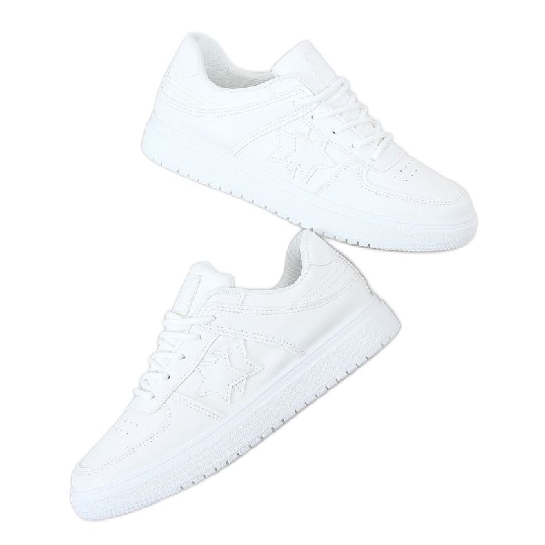 Sneakers da donna bianche BL229P White bianca