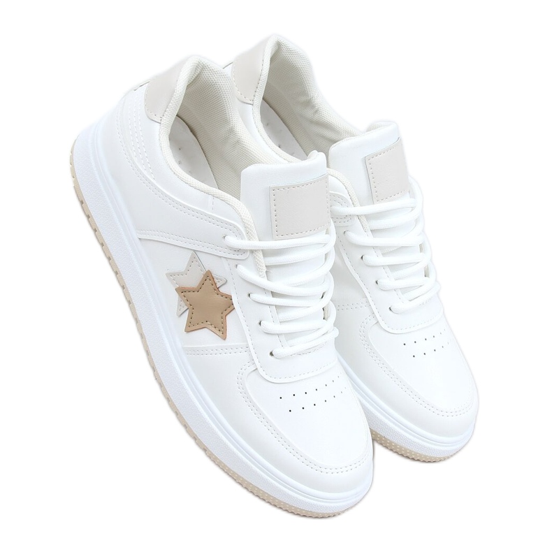 Sneakers donna ecru BL229P Beige