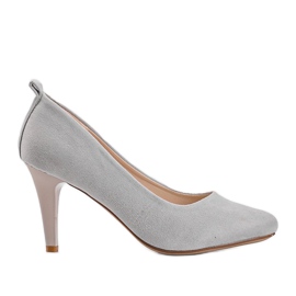 Décolleté grigie su tacco Cameron grigio