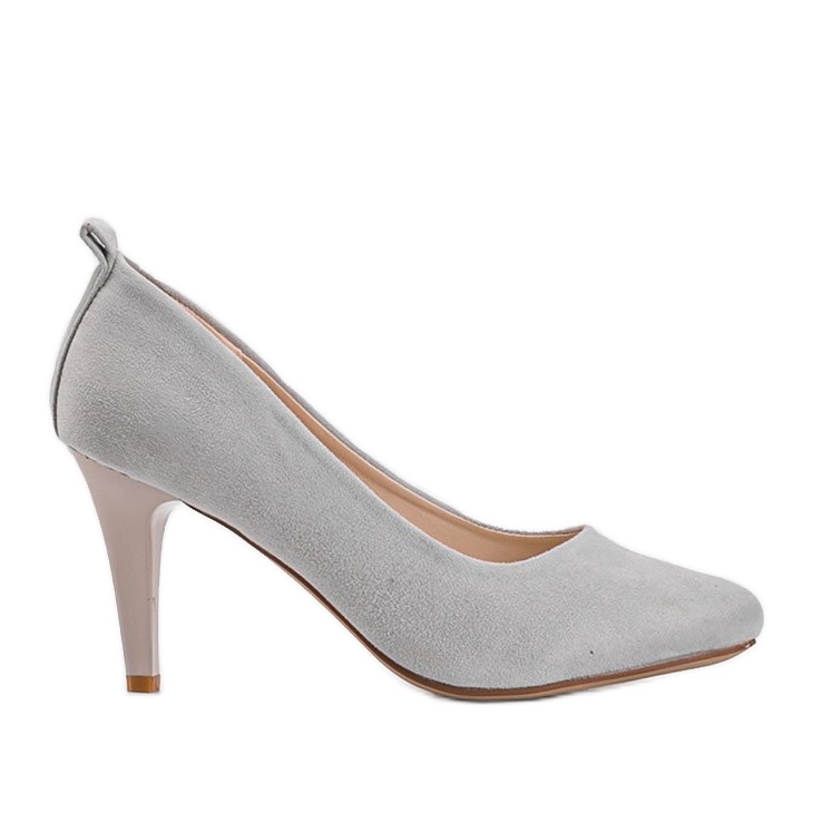 Décolleté grigie su tacco Cameron grigio