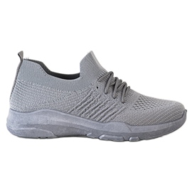 SHELOVET Comode scarpe sportive grigie grigio