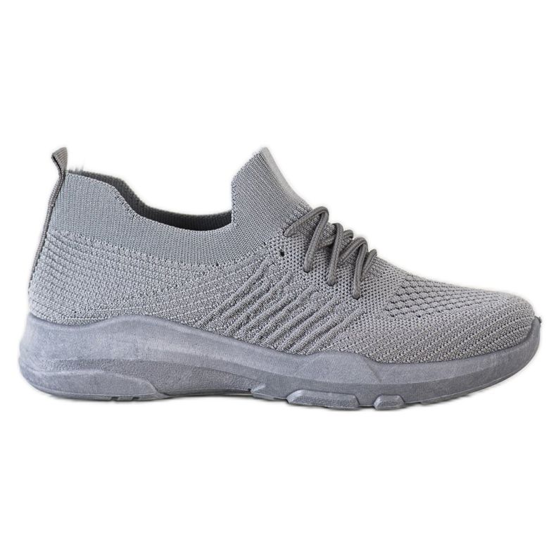 SHELOVET Comode scarpe sportive grigie grigio