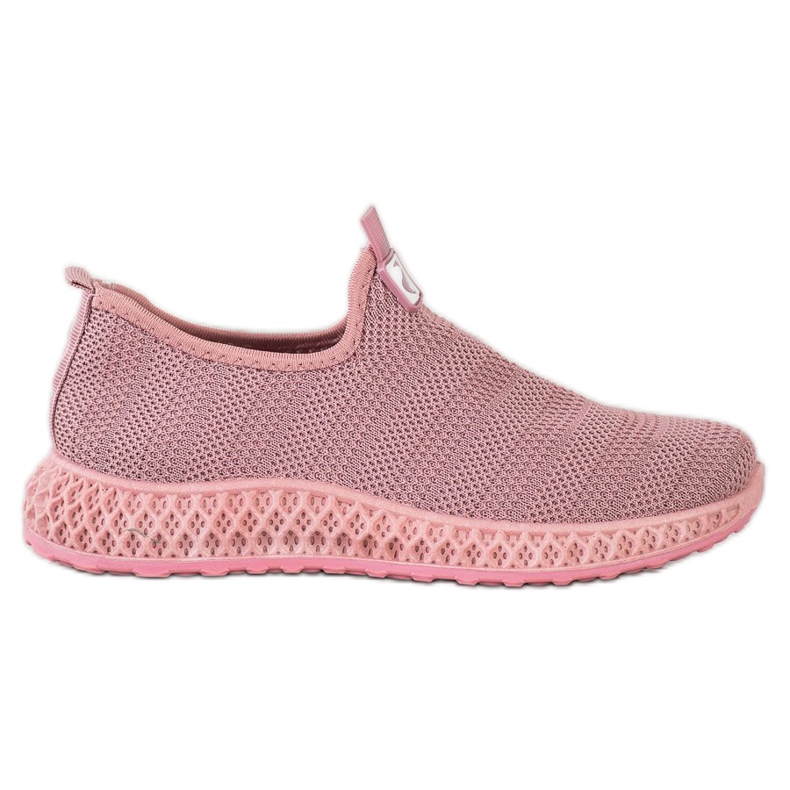 SHELOVET Slipon traforati primaverili rosa