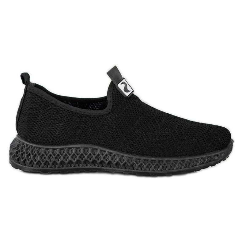 SHELOVET Slipon traforati primaverili nero
