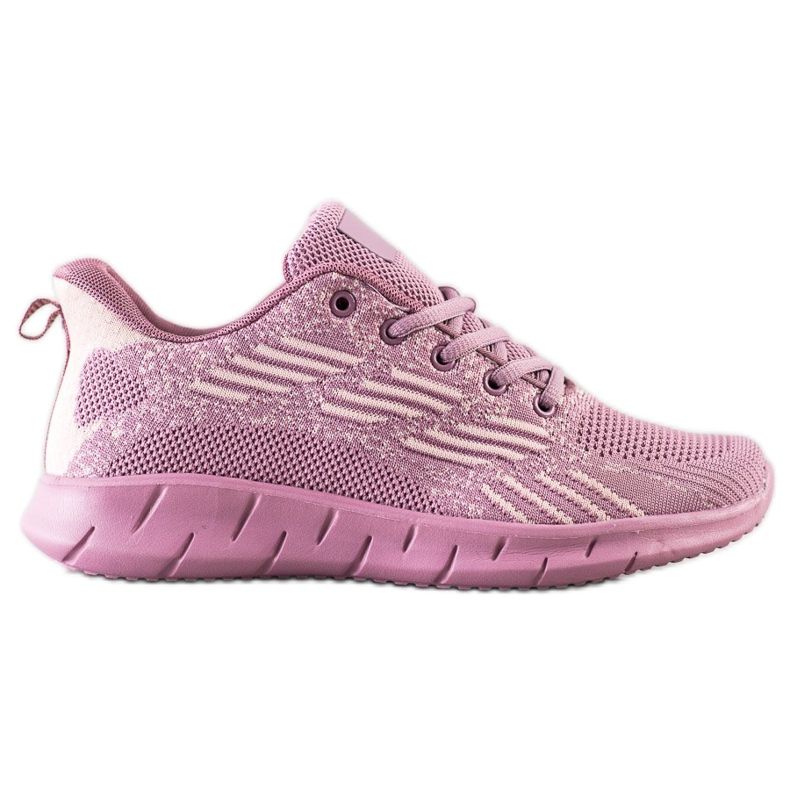 Bona Scarpe sportive traforate viola