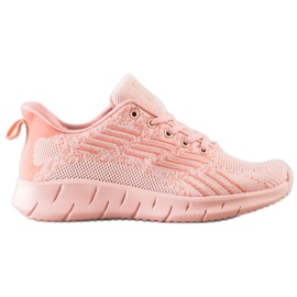 Bona Scarpe sportive traforate arancia