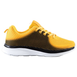 Bona Sneakers sportive leggere nero giallo