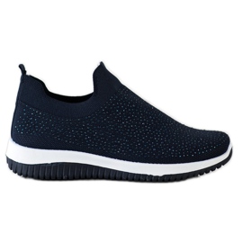 Renda Sneakers senza lacci per la primavera blu navy