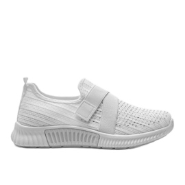 Scarpe sportive slip-on Akira bianche bianco