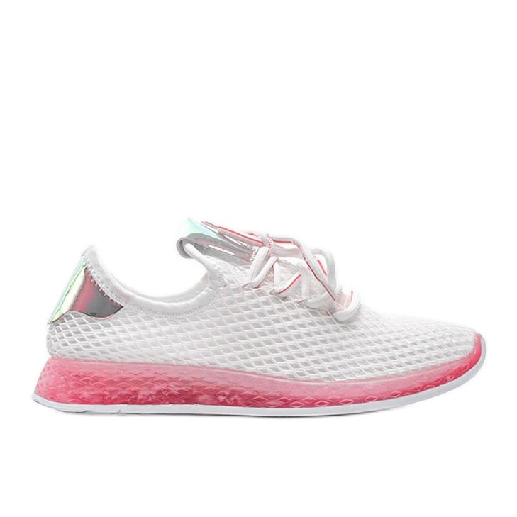 Slip-on Marley bianche e rosa bianca