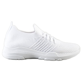 SHELOVET Comode scarpe sportive bianche bianco