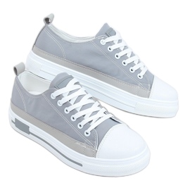 Sneakers da donna grigie LA173P Grey grigio