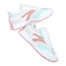 Scarpe sportive multicolor 6115 BIANCO/ROSA multicolore