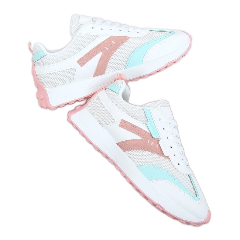 Scarpe sportive multicolor 6115 BIANCO/ROSA bianca multicolore