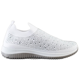 Renda Sneakers senza lacci per la primavera bianco