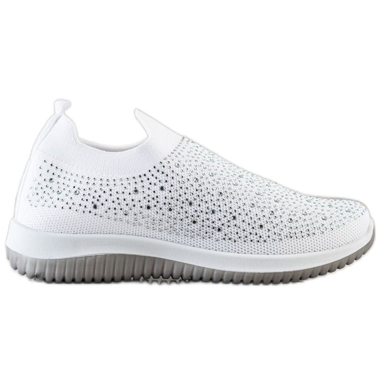 Renda Sneakers senza lacci per la primavera bianca