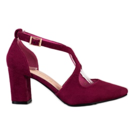 Eleganti décolleté Sergio Leone rosso multicolore