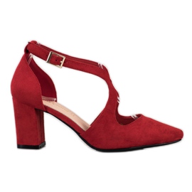 Eleganti décolleté Sergio Leone rosso