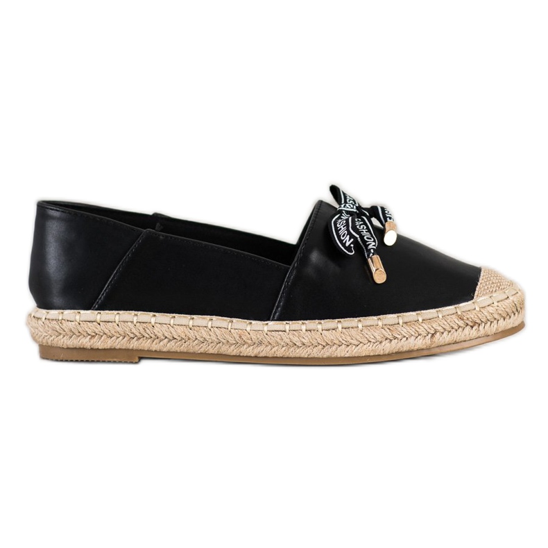 S. BARSKI Espadrillas Nere Con Ecopelle nero