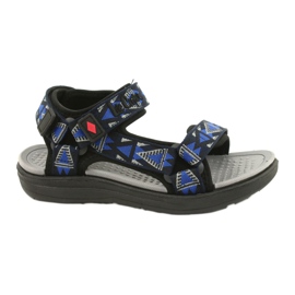Lee Cooper Sandali per bambini Inserisci la schiuma di schiuma 20S-037-1 nero/blu