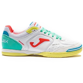 Scarpe Calcio Joma Top Flex 2132 In sala bianche e colorate bianco bianco