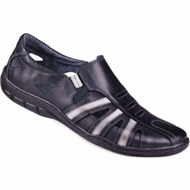 Kampol Scarpe traforate da uomo per l'estate 16/10 nere nero