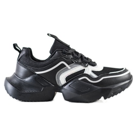 SHELOVET Sneakers sportive leggere nero