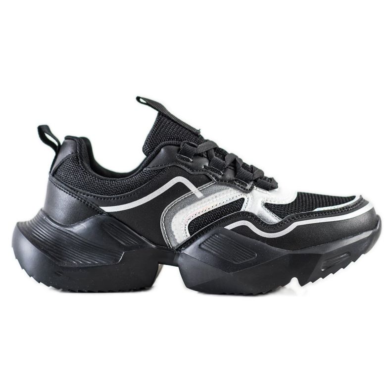 SHELOVET Sneakers sportive leggere nero