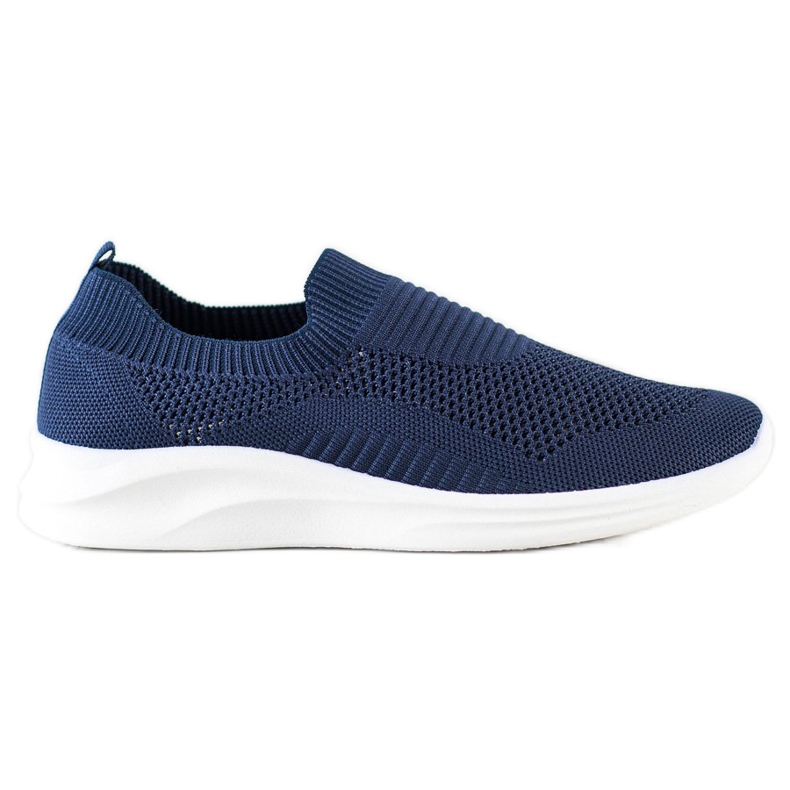 Ideal Shoes Slip sportivi blu scuro