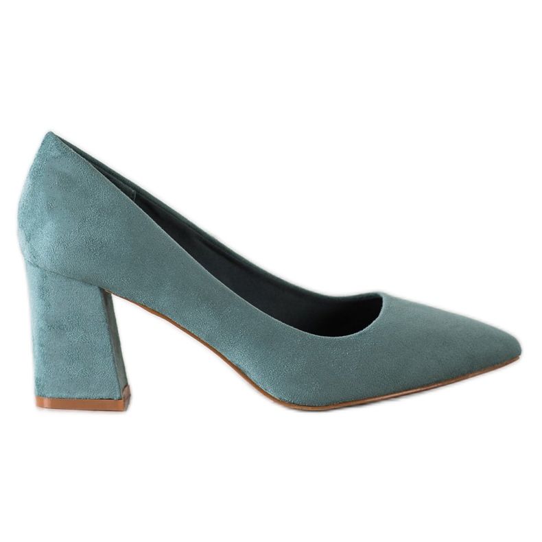 Décolleté classiche VINCEZA in camoscio verde