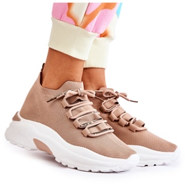 Calze Sportive Donna Beige KeSports