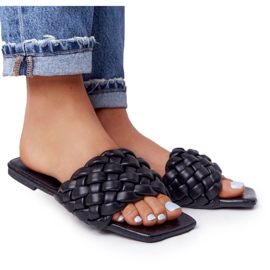 PS1 Pantofole intrecciate nere Cheryl da donna nero