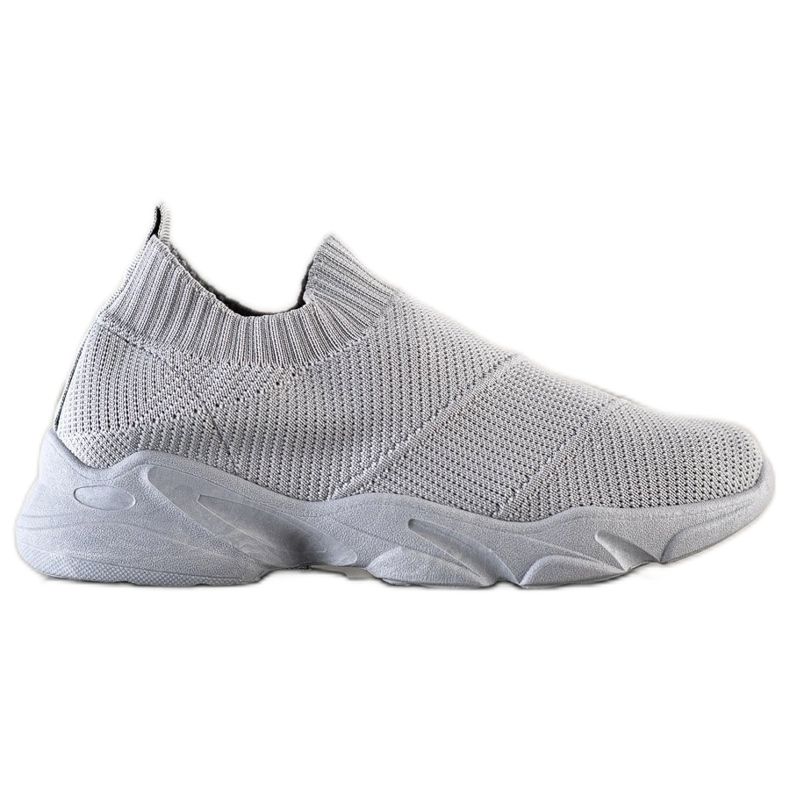 SHELOVET Comode scarpe slip-on grigio