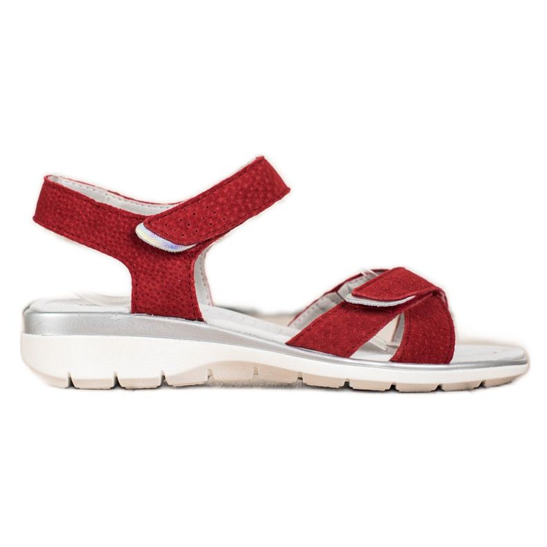 VINCEZA Sandali Velcro rosso