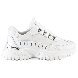 SHELOVET Scarpe da ginnastica bianche bianco