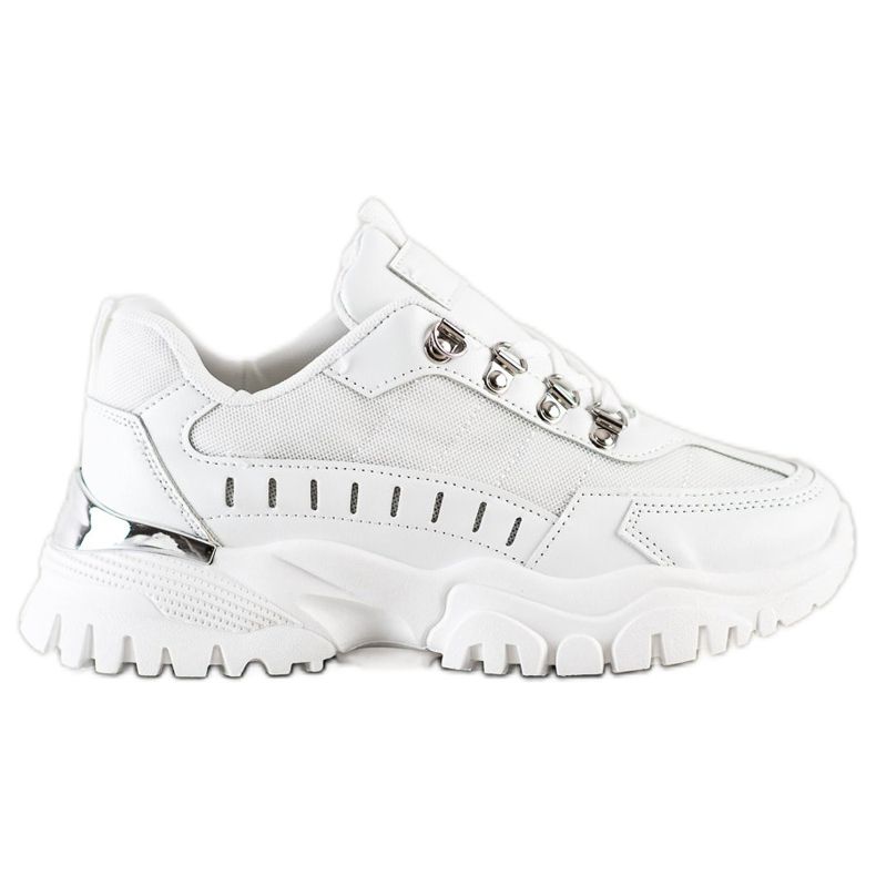 SHELOVET Scarpe da ginnastica bianche bianca