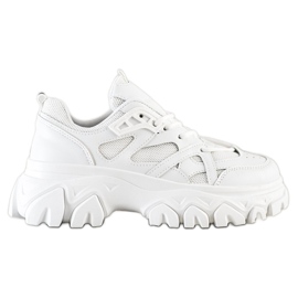 SHELOVET Sneakers bianche alla moda bianco