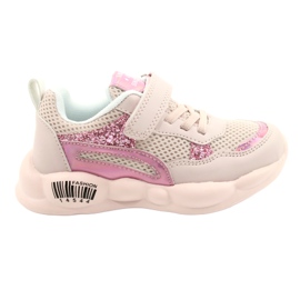 American Club Scarpe sportive alografiche rosa alla moda ES23/21