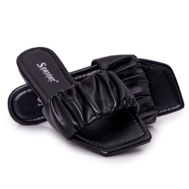 PS1 Pantofole nere classiche da donna che sembrano buone nero